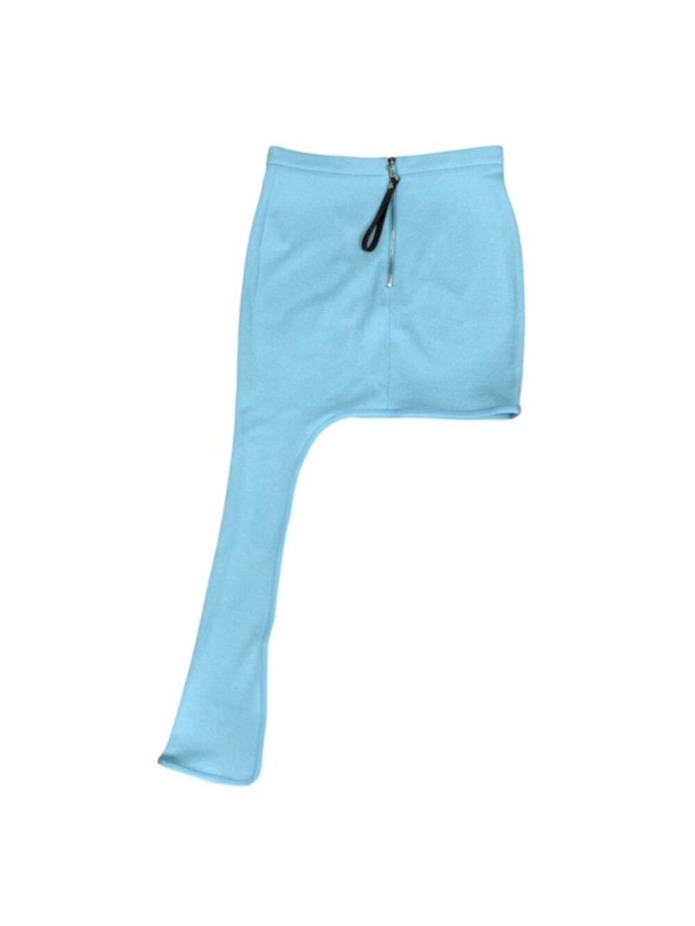 Louis Vuitton Mini Skirt Asymmetry Rayon Nylon Light Blue